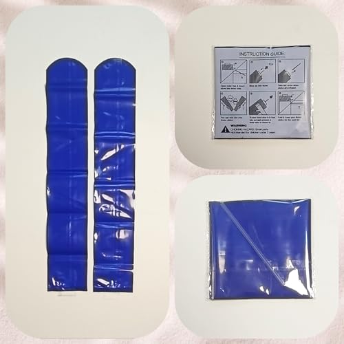 48 Blue Thunder Sticks – Inflatable Cheering Noise Makers for Sports & Parties