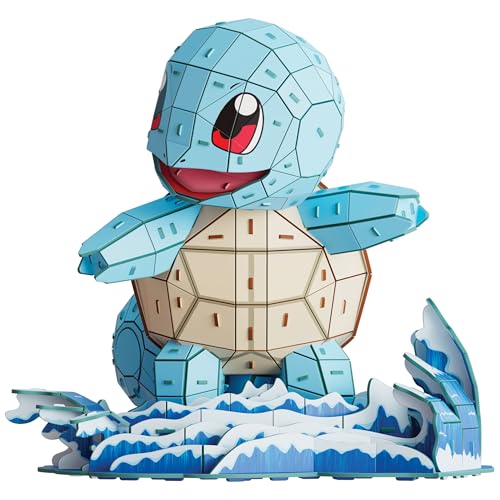 4D Build Pokémon Squirtle 3D Model Kit – 180-Piece Foam Puzzle for Display