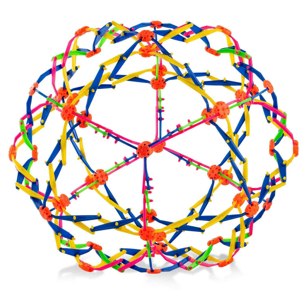 4E's Novelty Expandable Breathing Ball Sphere – 6 to 12 Inch Visual Fidget Toy for Mindfulness and Relaxation