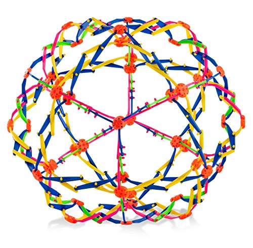 4E's Novelty Expandable Breathing Ball Sphere – 6 to 12 Inch Visual Fidget Toy for Mindfulness and Relaxation