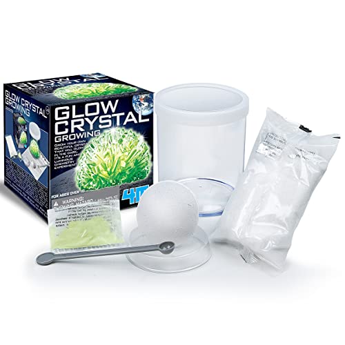 4M Glow Crystal Growing Kit – DIY STEM Science Experiment for Kids & Teens