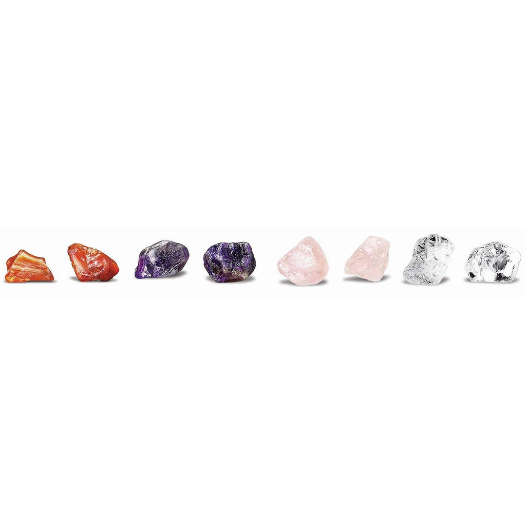 4M Kidzlabs Crystal Mining Kit – Dig for 8 Real Crystals, STEM Science Toy for Ages 5+