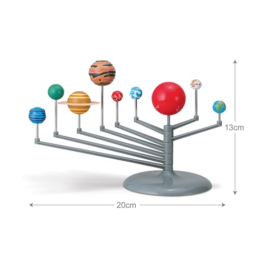 4M Solar System Planetarium Kit – Build, Paint & Glow 11.8" Model for Kids 8+