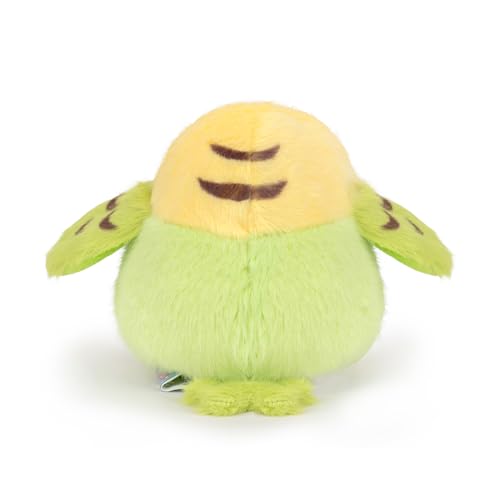 5 Inch Parakeet Plush Toy – Soft Stuffed Bird Doll, Keychain Pendant, Safe for Kids