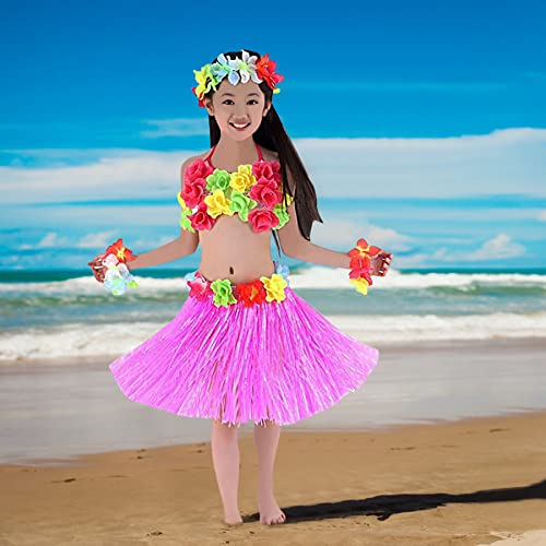 5-Piece Hawaiian Hula Dance Costume Set for Girls - Fighting to Achieve