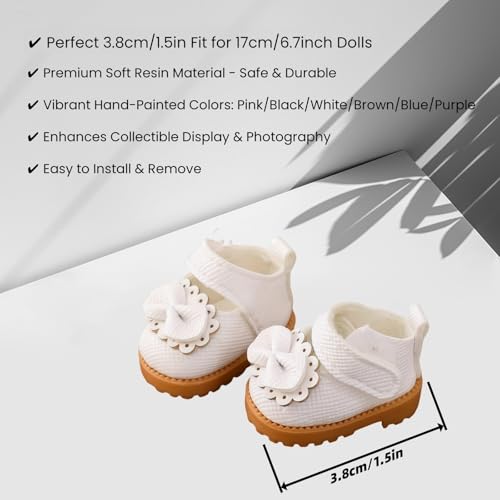 5-Piece Labubu Doll Outfit Set: Romantic Gauze Dress, Accessories for 17cm Dolls (Doll Not Included)
