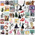 50 Classic Wizard of Oz Die-Cut Vinyl Stickers – Dorothy, Tin Man, Emerald City & More