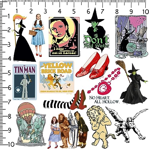 50 Classic Wizard of Oz Die-Cut Vinyl Stickers – Dorothy, Tin Man, Emerald City & More