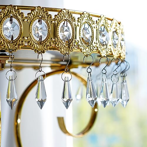 50 Clear Crystal Icicle Pendants – 38mm K9 Chandelier Prisms for DIY Projects