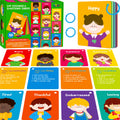50 Emotions Flashcards with Coping Skills for Kids – Double-Sided Feelings Cards for Autism, ADHD, Therapy, and Home Learning