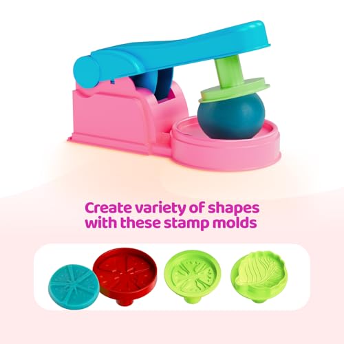 50-Piece Dough Tools Set for Kids – Playdough Accessories with Molds, Rollers, Cutters, and Storage Bag