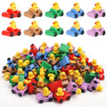 50 Tiny Resin Ducks – Multicolor Miniature Duck Figures for Garden, Dollhouse, and DIY Crafts
