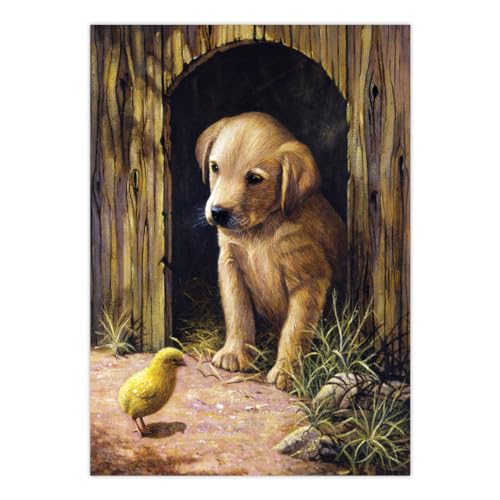 Royal Langnickel Junior Paint By Number Kit: Labrador Puppy - Easy Acrylic Painting Set for Kids 8+