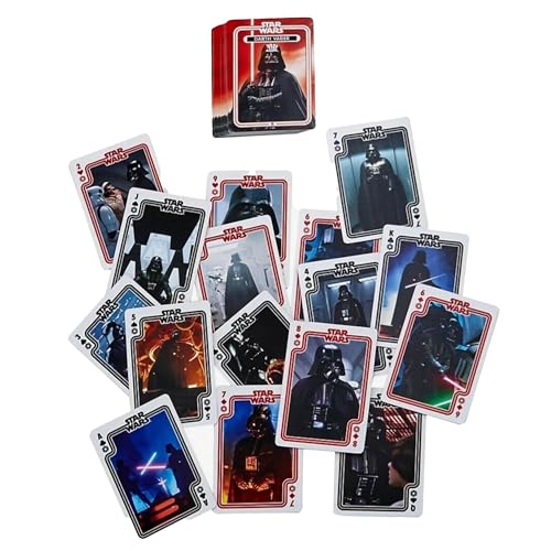 Star Wars Darth Vader Playing Cards – 54 Unique Vader-Themed Designs, Linen Finish