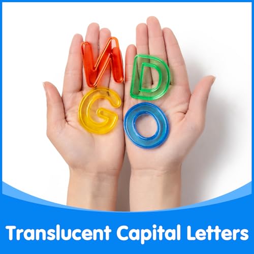 52 Translucent Uppercase Letters for Light Tables – 2 Complete Alphabets by Odoorgames