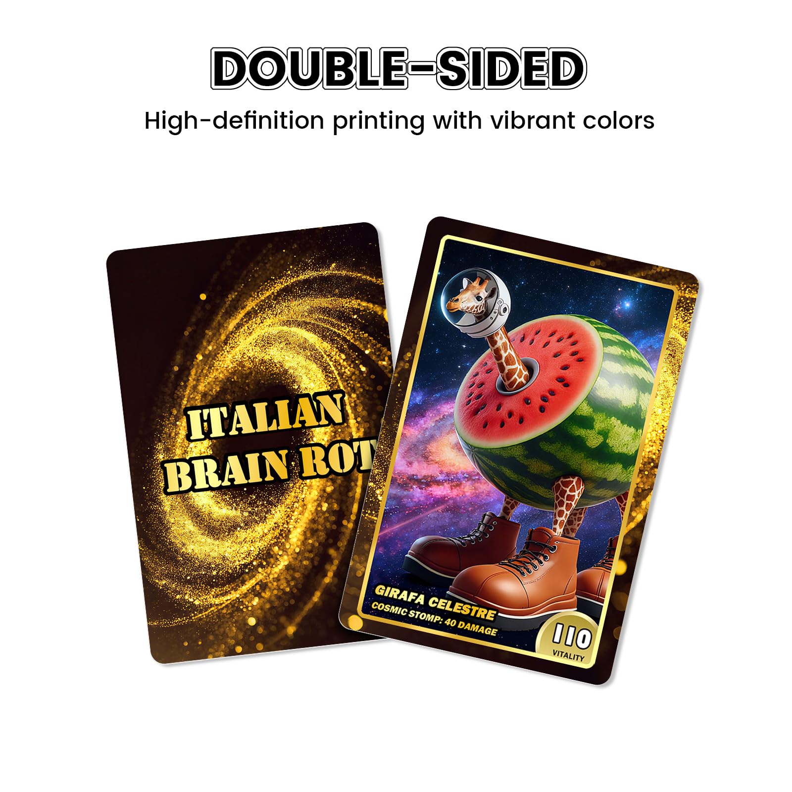 55-Piece Italian Brainrot Cards Collection – Rare & Ultra Rare Characters