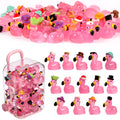 56 Mini Resin Flamingos with Suitcases – Solar Glow Fairy Garden Decor by Breelytic