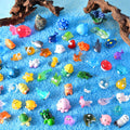 56-Piece Mini Ocean Resin Animals Set – Tiny Sea Creatures for Fairy Gardens, Fish Tanks, and DIY Crafts