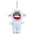 6-Inch Easter Sock Monkey in Sheep Costume – Soft Plush with Hidden Surprise by Made By Aliens