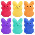 6 Pack Easter Bunny Plush Toys - Soft Stuffed Animals for Kids, Easter Basket Stuffers & Party Favors
