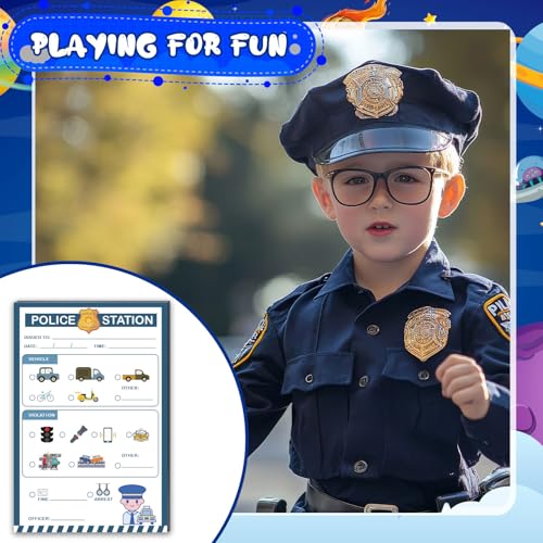 6-Pack Pretend Play Notepads for Kids – 4x6 Inch Themed Role-Play Pads (30 Sheets Each, Ages 3-5)