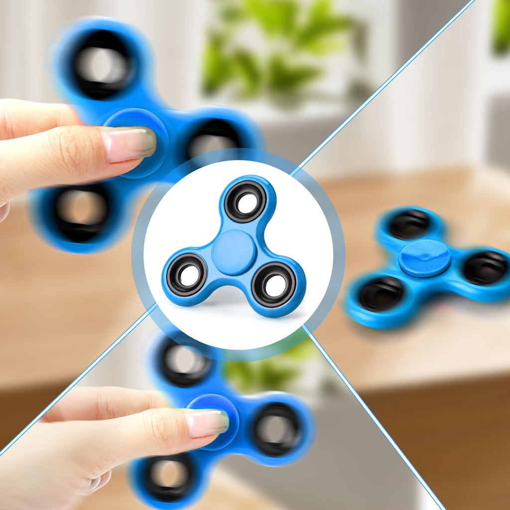 6-Pack Sensory Fidget Toy Set – Stress Relief & Anxiety Toys for Kids and Adults – Blue – HTSHO