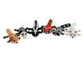 6-Piece Articulated Woodland Animal Set – 3D Printed Mini Figures with Posing Bodies (Raccoon, Fox, Skunk, Possum, Red Panda, Arctic Fox)