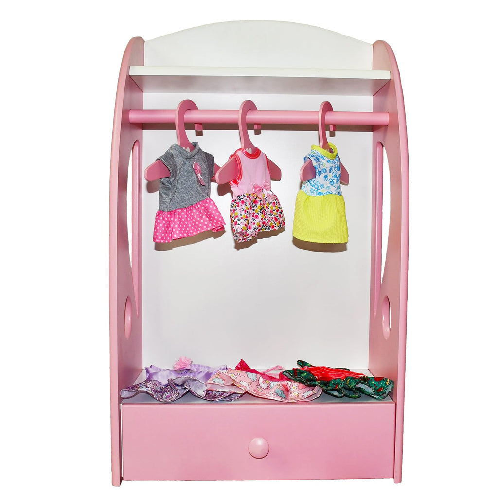 6-Piece Handmade Doll Clothes Set for 10-12 Inch Dolls – Velcro & Elastic Closure Outfits in Gift Box
