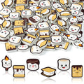 60-Pack Marshmallow Mini Erasers – Cute Camping-Themed Pencil Rubbers for Kids