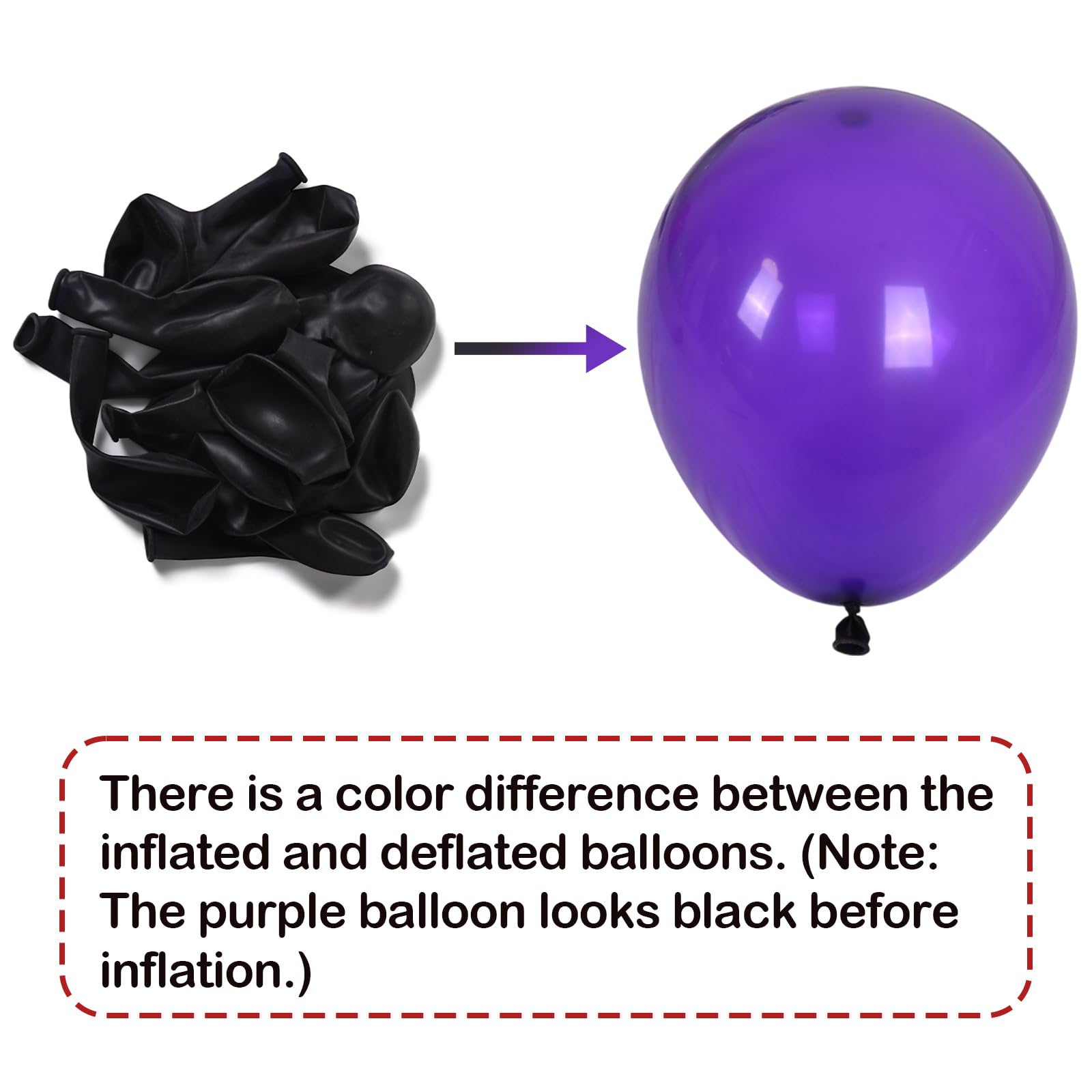 60-Pack Purple & Gold Confetti Balloons – 12 Inch Metallic Latex Party Decorations with Ribbons