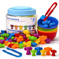 60 Rainbow Koala Counters with Sorting Bowls and Tweezers – Counting Toys for Toddlers Ages 3-6