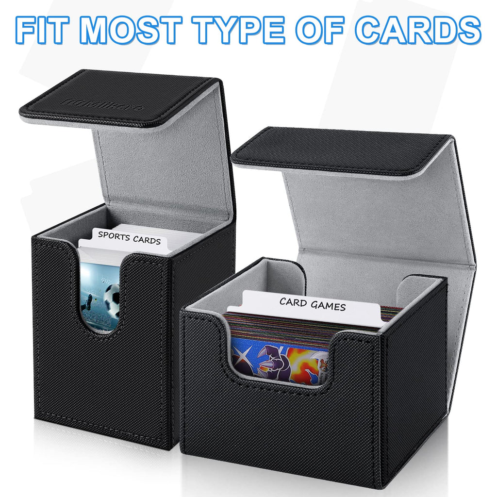 60 White Card Dividers with Tabs – 2.71x3.8 Inch Plastic Separators for MTG, Sports Cards, Trading Cards