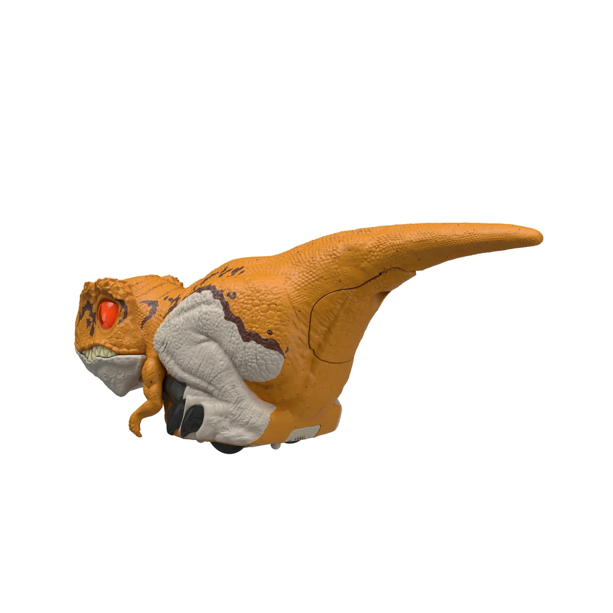Mattel Jurassic World Uncaged Atrociraptor Interactive Dinosaur Toy with Clicker-Controlled Movement and Sounds