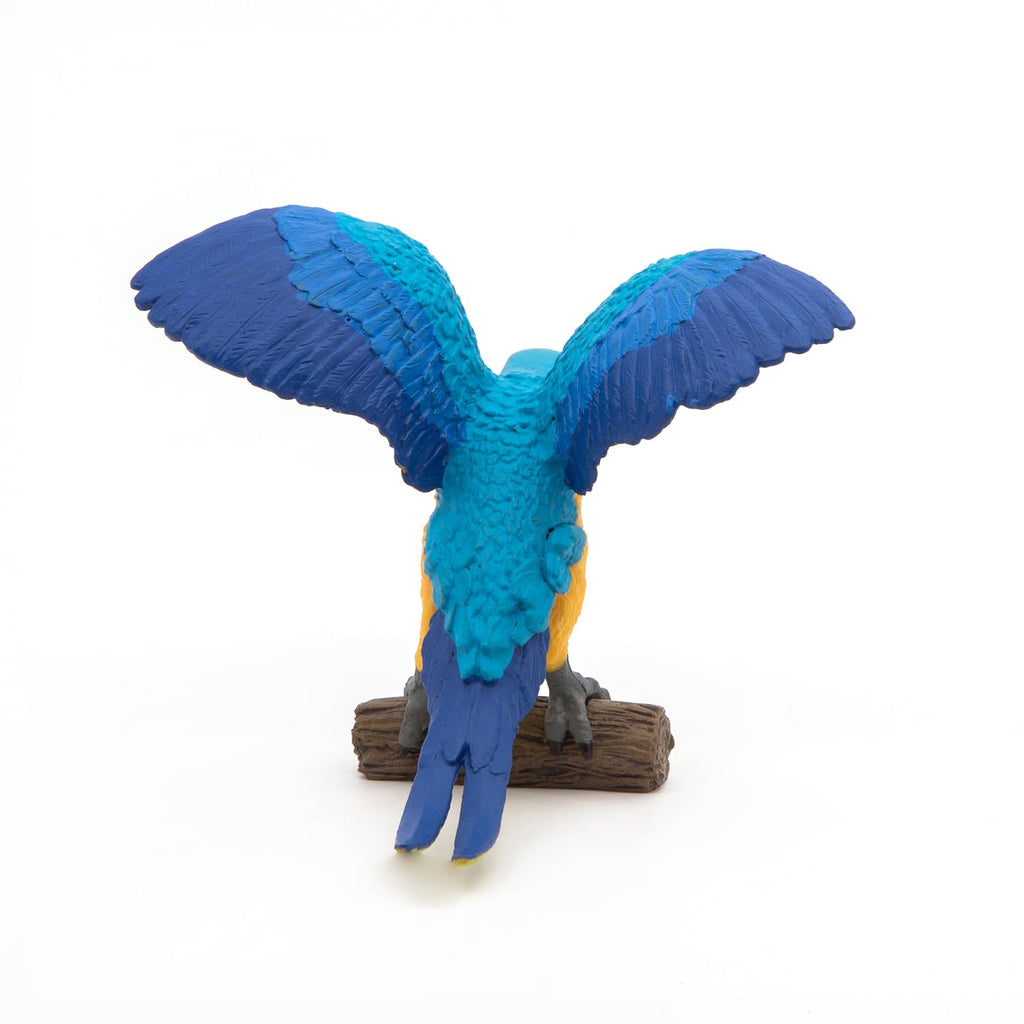 Papo Blue Macaw Figurine – Hand-Painted Parrot Toy, Ages 3+