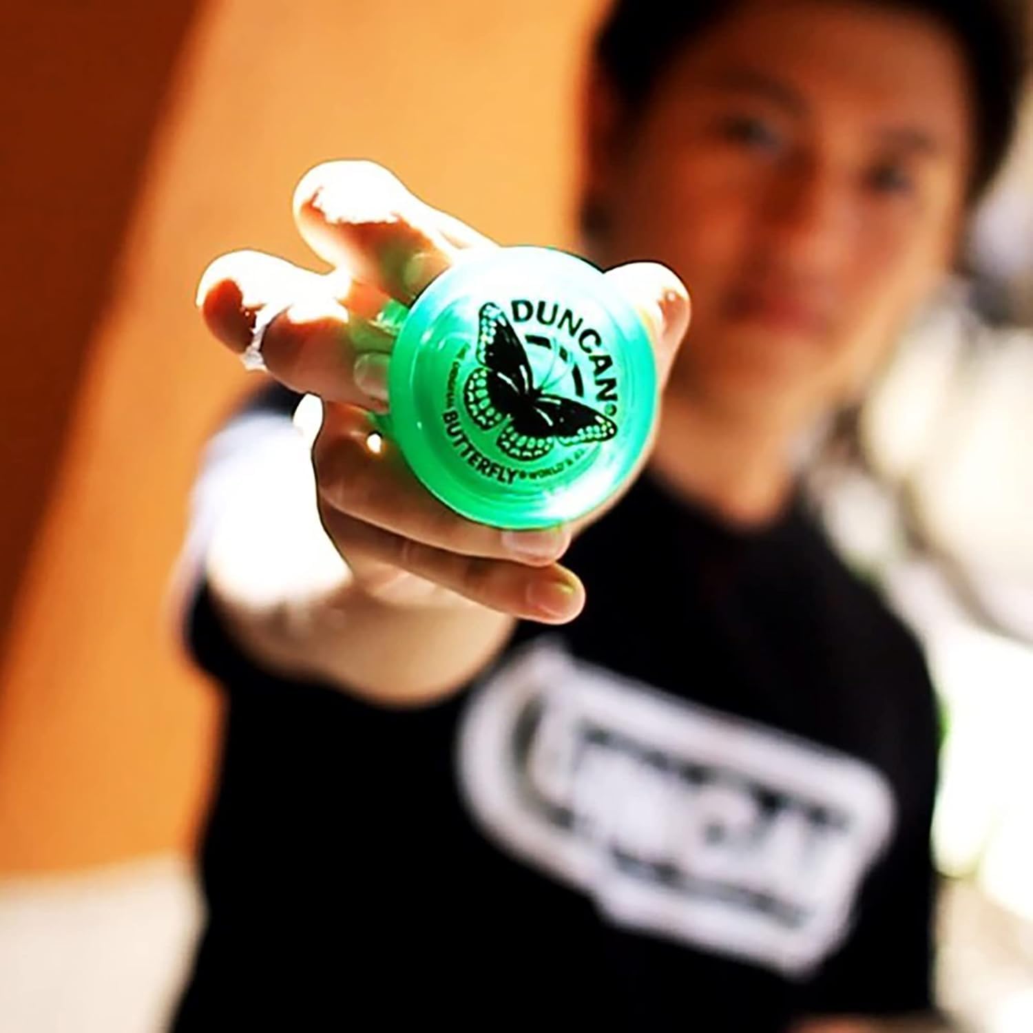 Duncan Butterfly Yo-Yo: Beginner String Trick Toy with Steel Axle & Durable Plastic Body