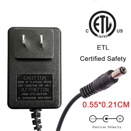 6V 1A Ride-On Car Battery Charger for Kidzone Flybar – 6ft Cable ETL Certified