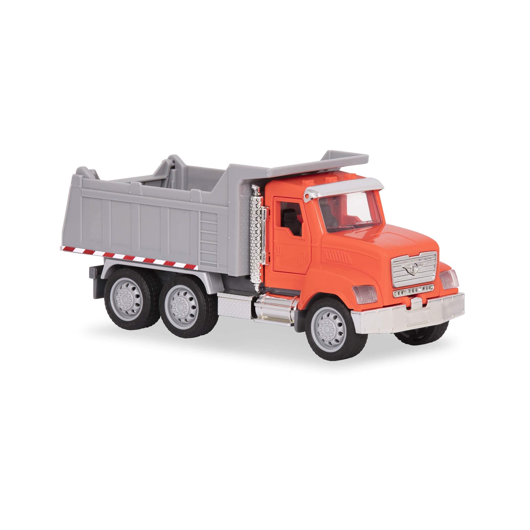 7-Inch Dump Truck Toy with Lights and Sounds, Movable Parts – Driven by Battat
