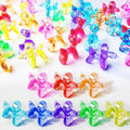 70-Pack Mini Resin Balloon Dog Figurines – 8 Colors, Acrylic Keychain Charms for Party Favors