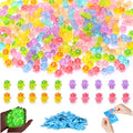 70-Piece Glow-in-the-Dark Mini Resin Turtle Collection – Blind Bag Surprise Figures for Fairy Gardens, Dollhouses, and Crafts