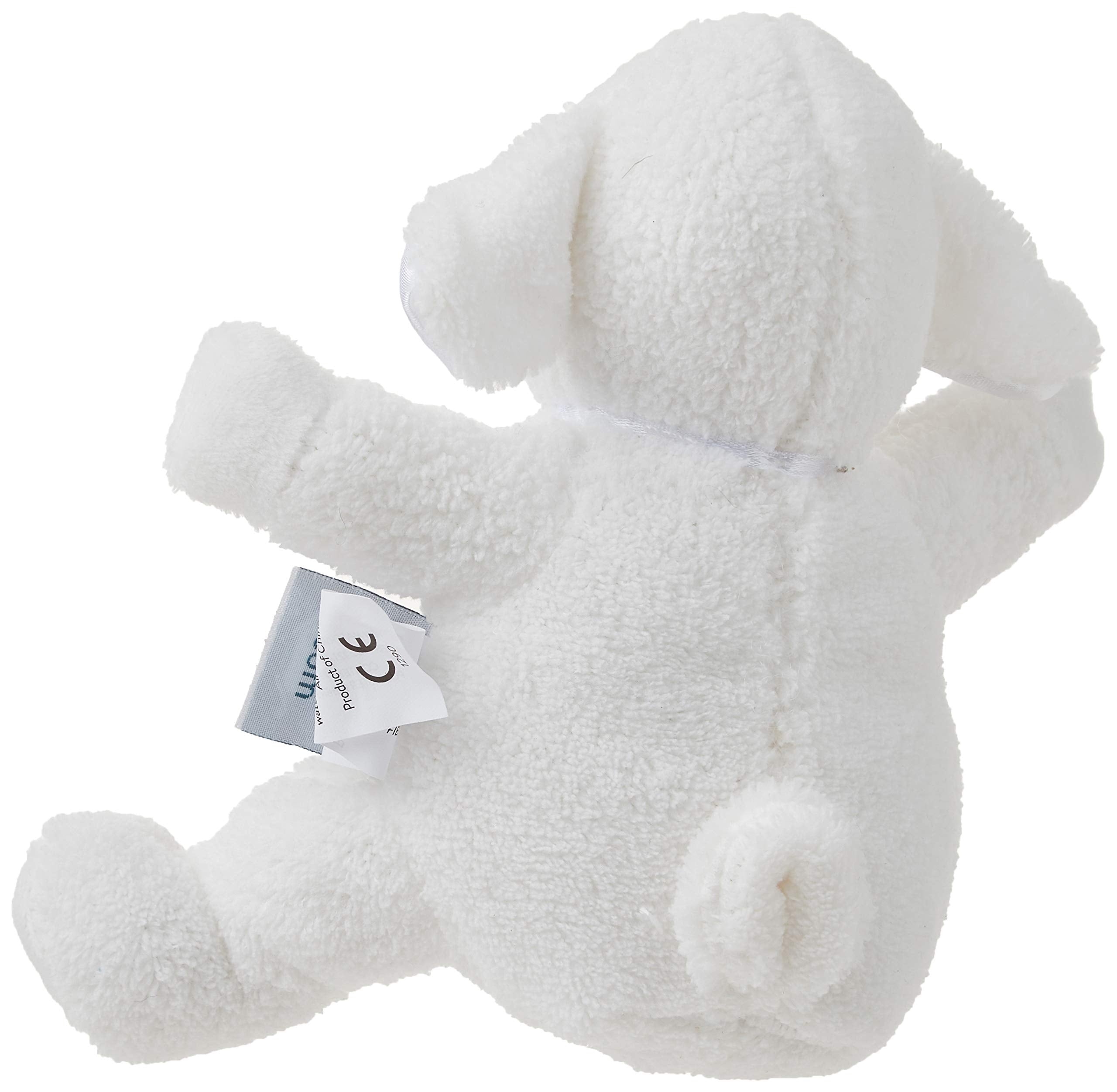 Mary Meyer Christening Lamb Rattle, 5-Inch Plush Baby Toy with Embroidered Cross