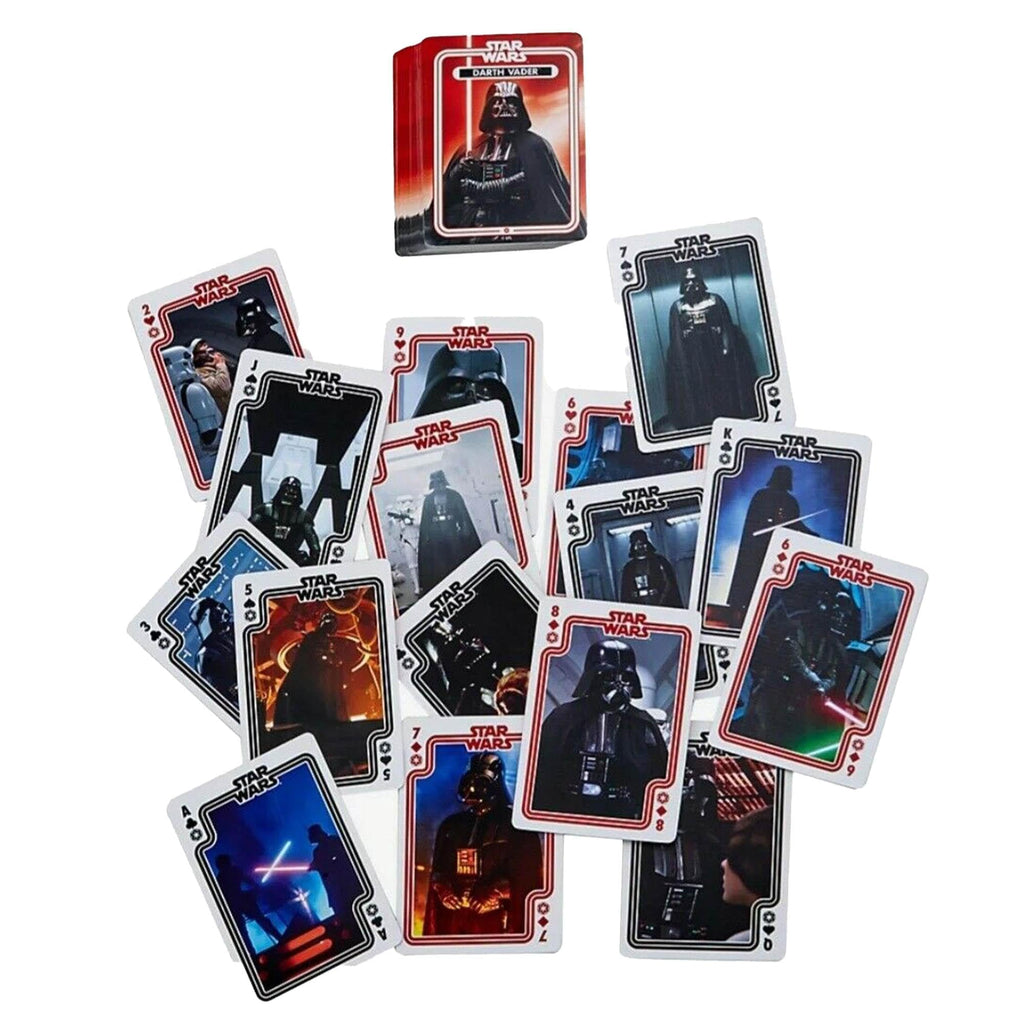 Star Wars Darth Vader Playing Cards – 54 Unique Vader-Themed Designs, Linen Finish