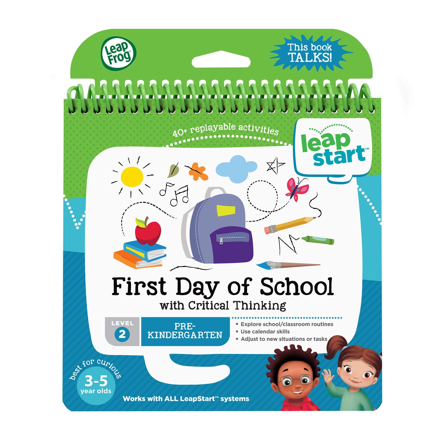 LeapFrog LeapStart: First Day of School & Critical Thinking Activity Book