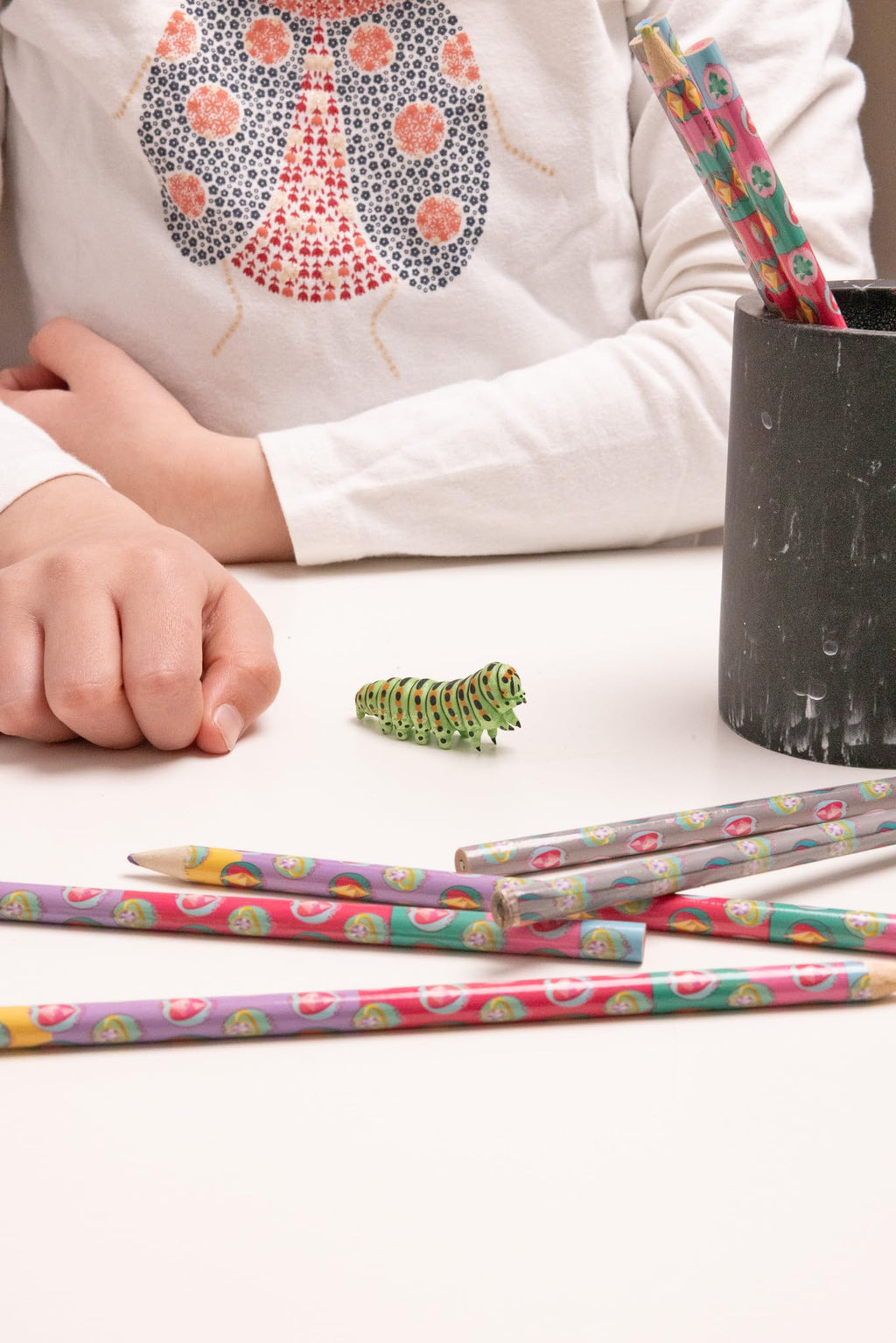 Papo Caterpillar Figurine – Realistic Collectible Insect Toy for Ages 3+
