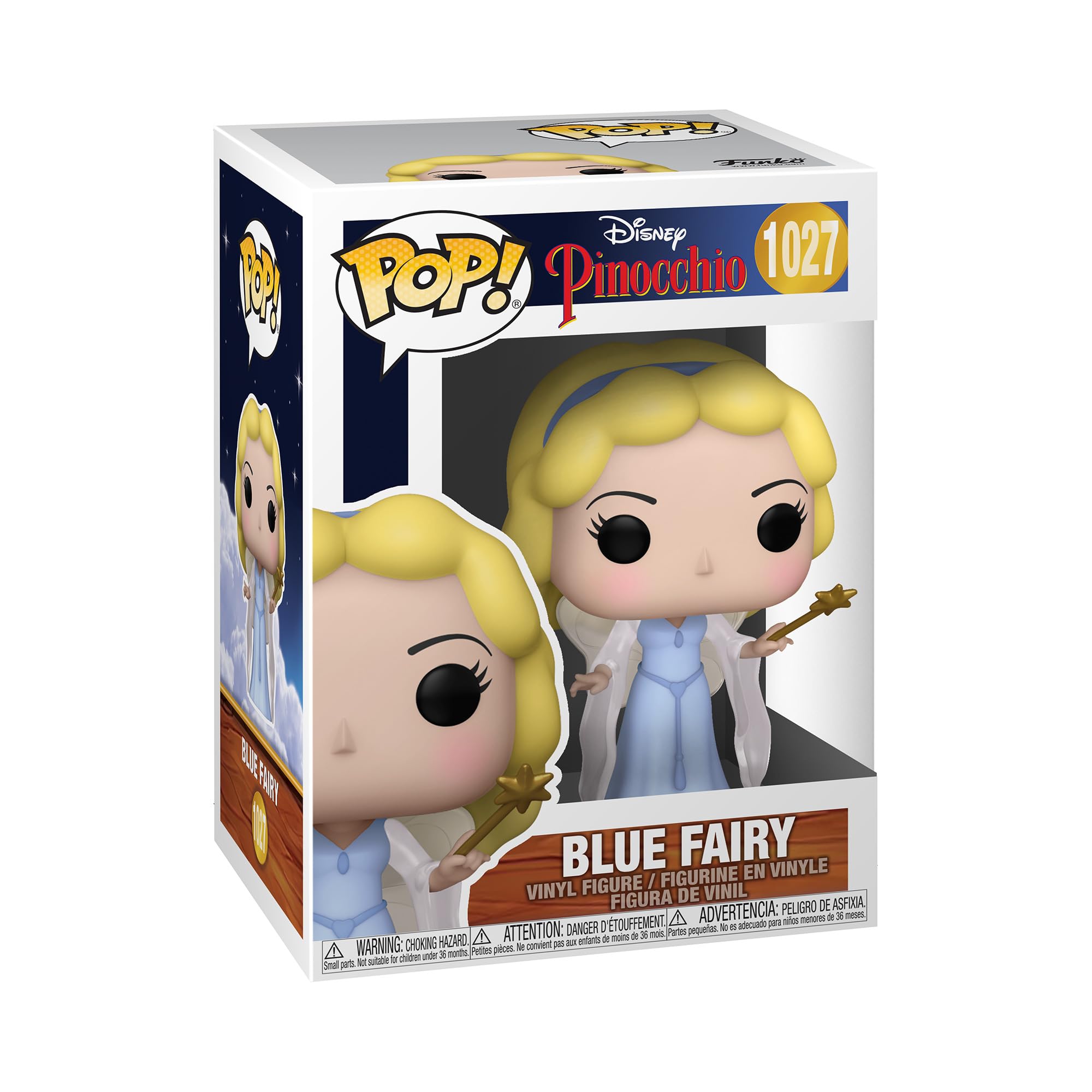 Funko Pop! Disney: Pinocchio Blue Fairy Figure (Styles May Vary) – 3 3/4-Inch Vinyl Collectible