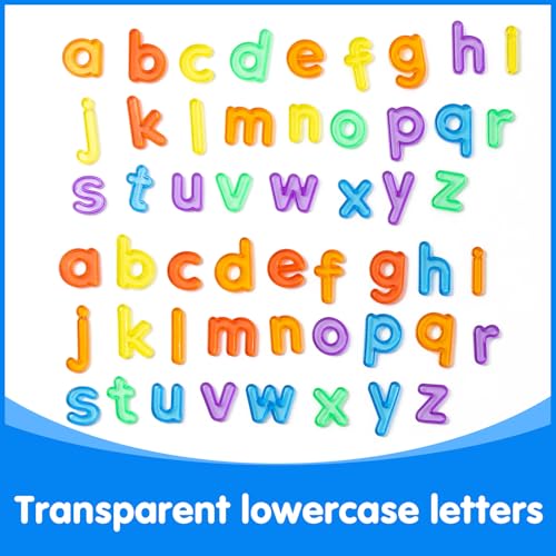78 Translucent Lowercase Letters for Light Table Learning - Odoorgames