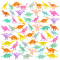78pcs Glow in the Dark Dinosaur Toys Set - Mini Realistic Figures for Party Favors and Goody Bag Stuffers