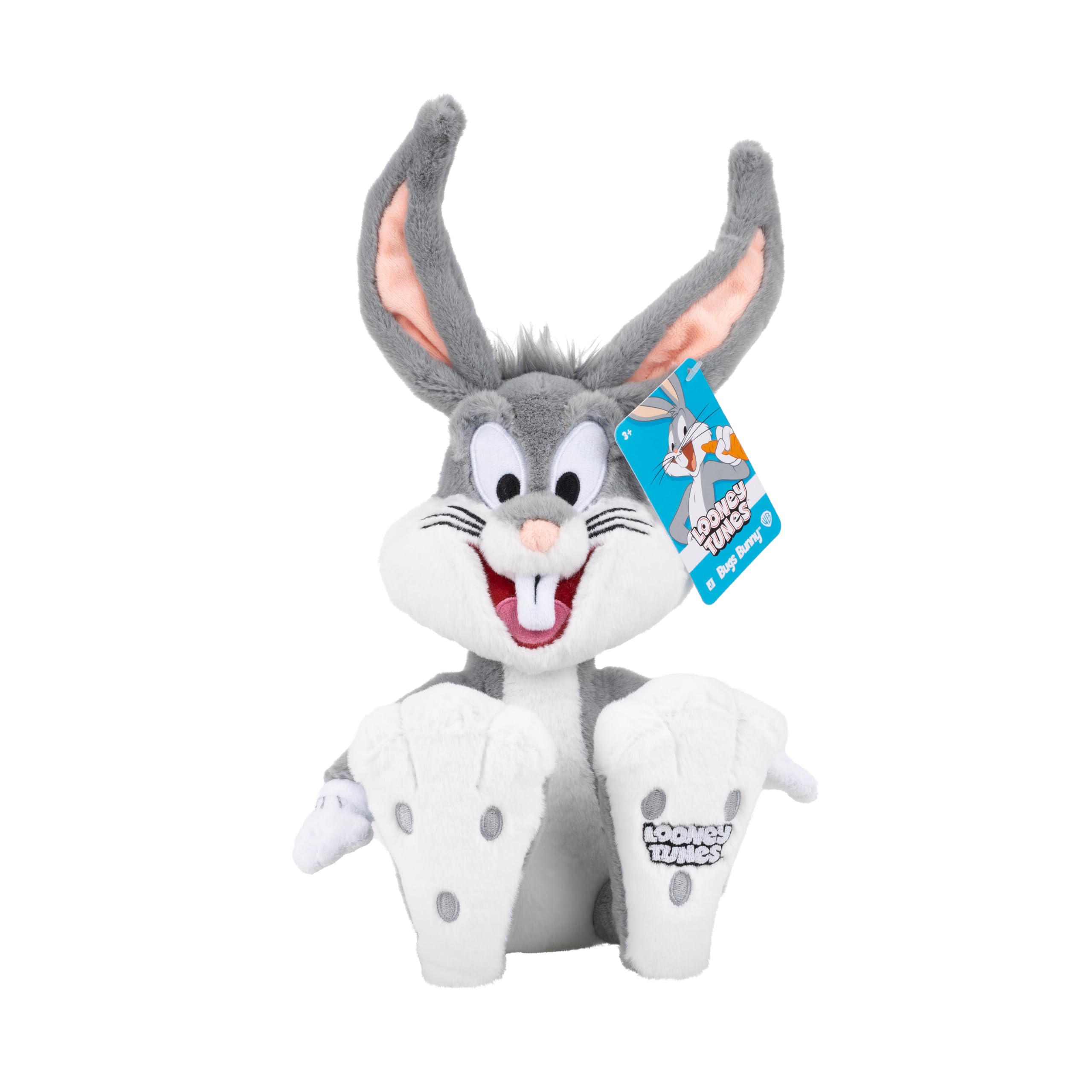 8-Inch Bugs Bunny Plush – Super-Soft Looney Tunes Official Licensed Toy by Jazwares