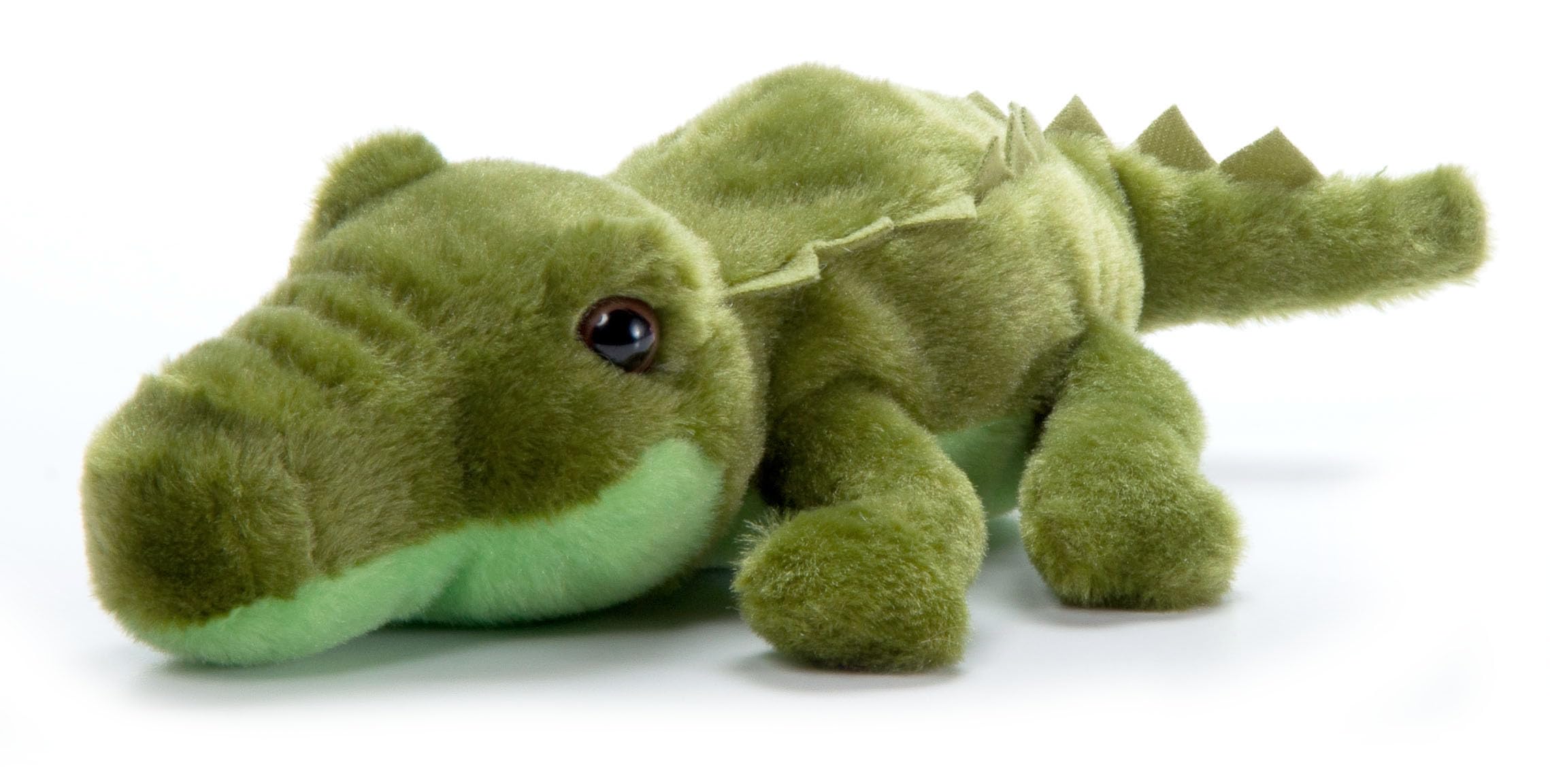 8-Inch Green Alligator Stuffed Animal by The Petting Zoo – Eco-Friendly Gator Plush Toy for Kids