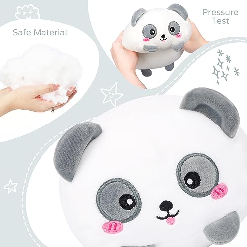 8-Inch Panda Plush Pillow – Soft Cylindrical Hugging Toy from AIXINI