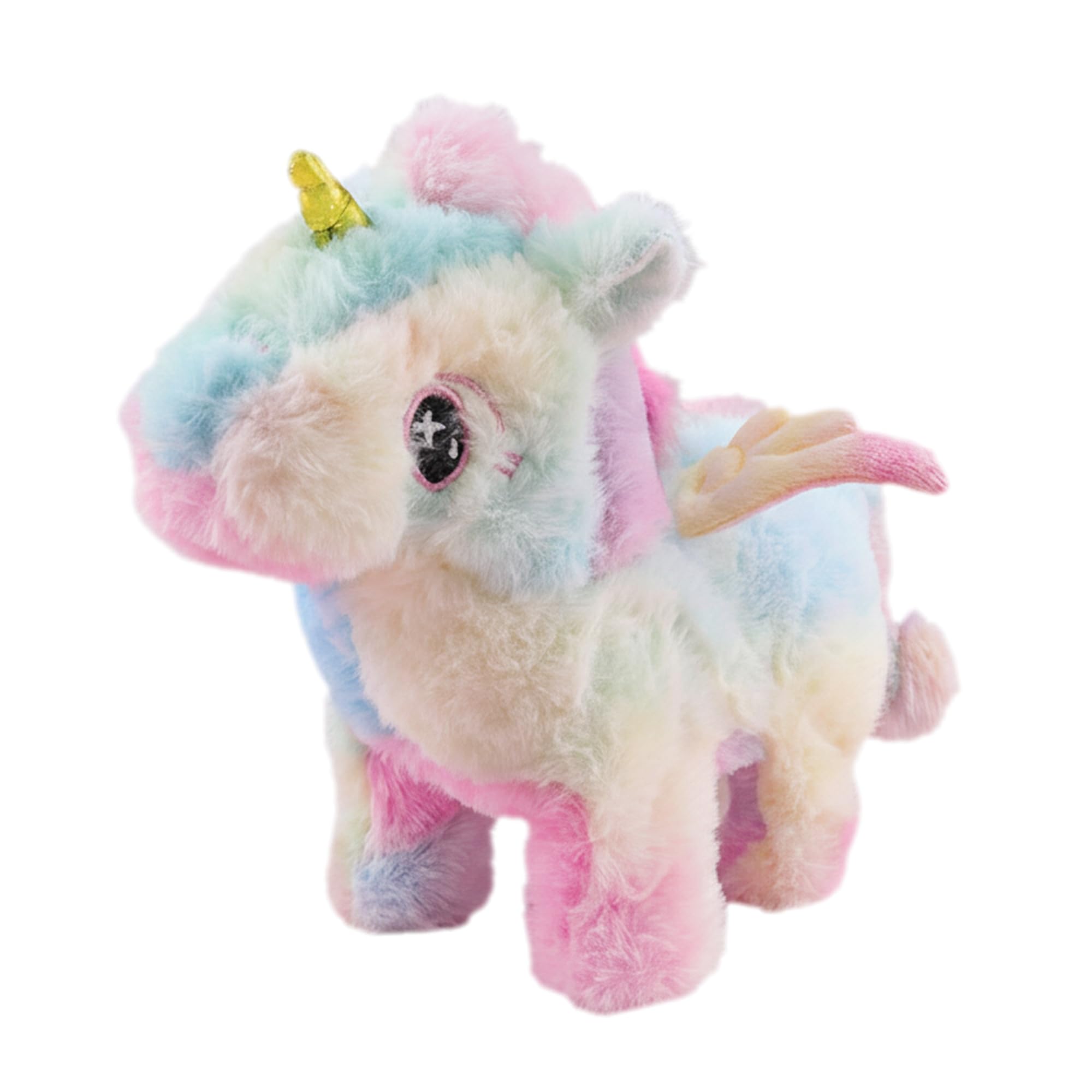 8-Inch Walking Unicorn Plush Toy – Interactive Stuffed Animal with Sound and Motion, Gift for Toddlers